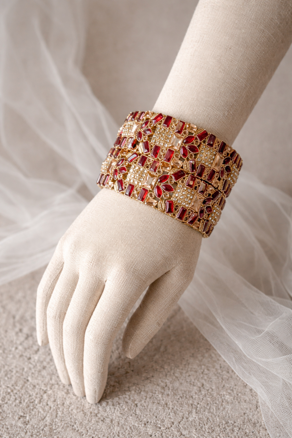 Gold plated royal Bangles